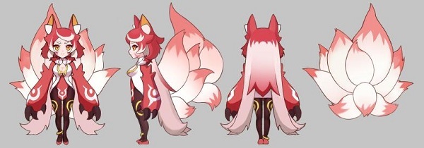 【妩媚人形宠物--九尾狐】